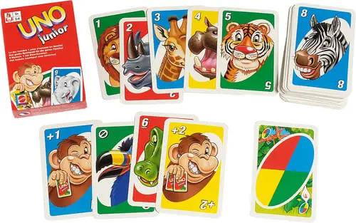by Mattel Uno-JUNIOR-CARD GAME-veloce e divertente per bambini di età 3 