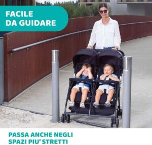 passeggino gemellare leggero